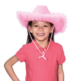 Pink Boa Cowgirl Hat/Adult - 1 Count